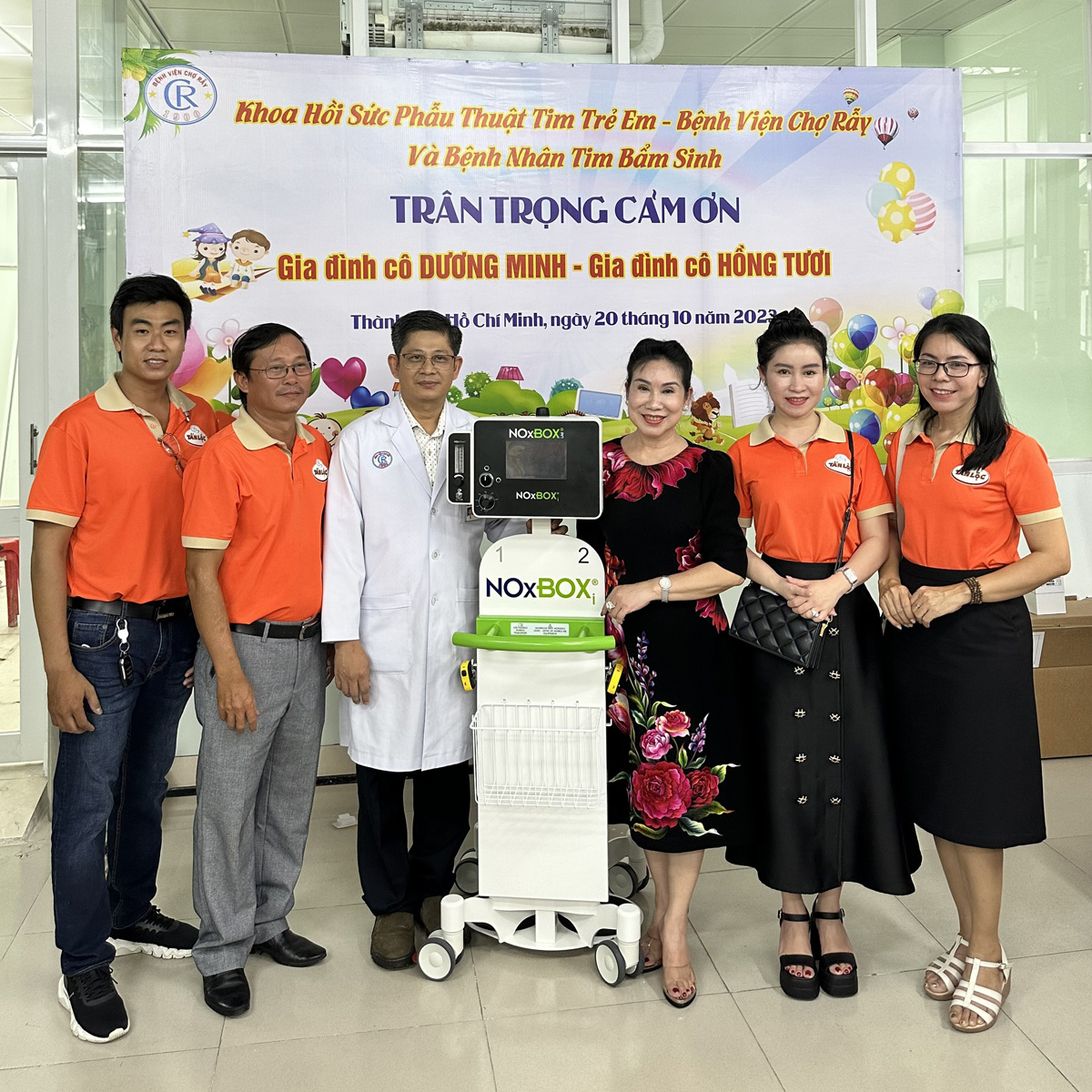 Hoạt động thiện nguyện -  TRAO TẶNG MÁY TRỢ THỞ CHO KHOA HỒI SỨC PHẪU THUẬT TIM TRẺ EM - BỆNH VIỆN CHỢ RẪY