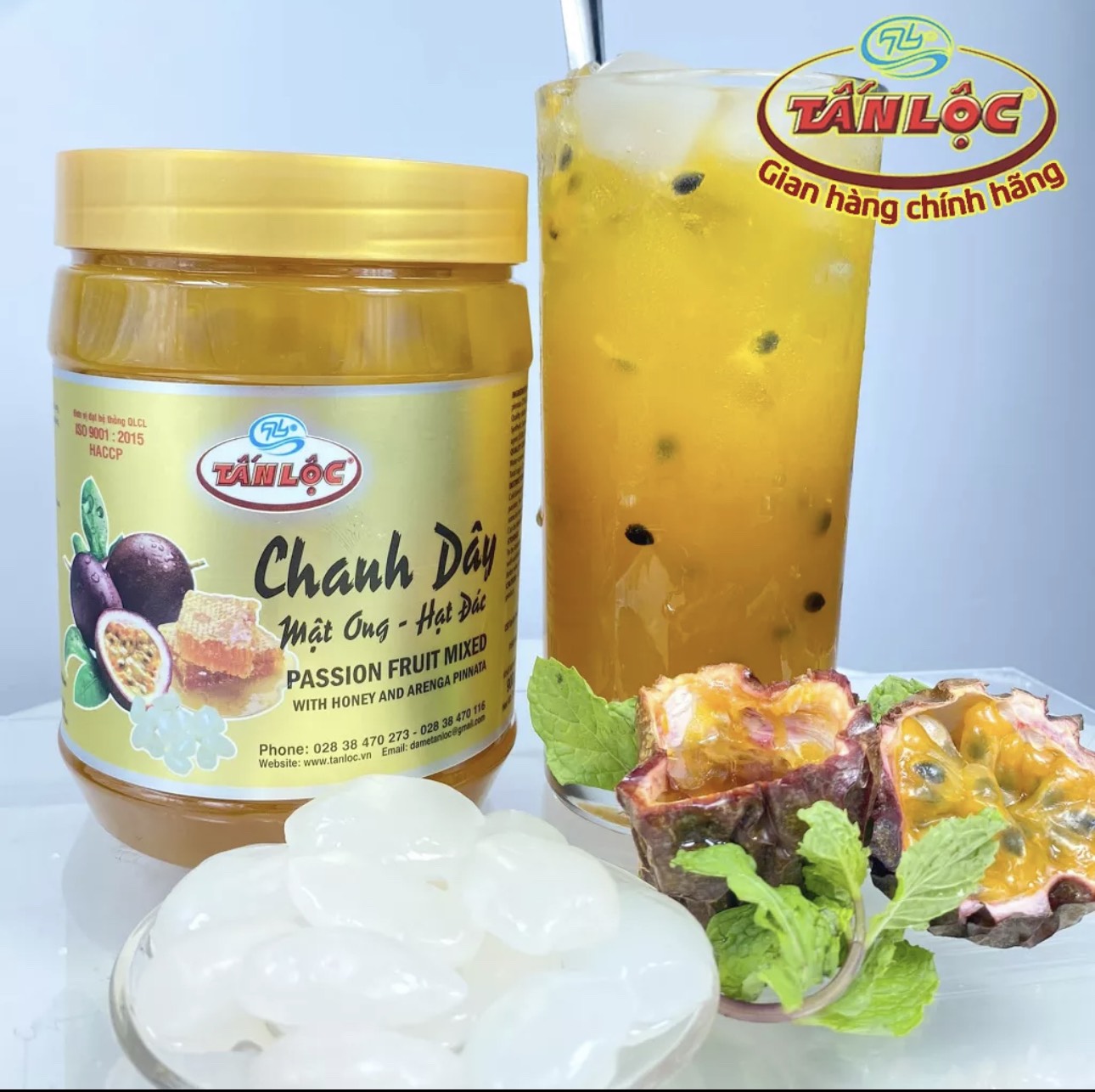 Sản phẩm mới CHANH DÂY MẬT ONG HẠT ĐÁC