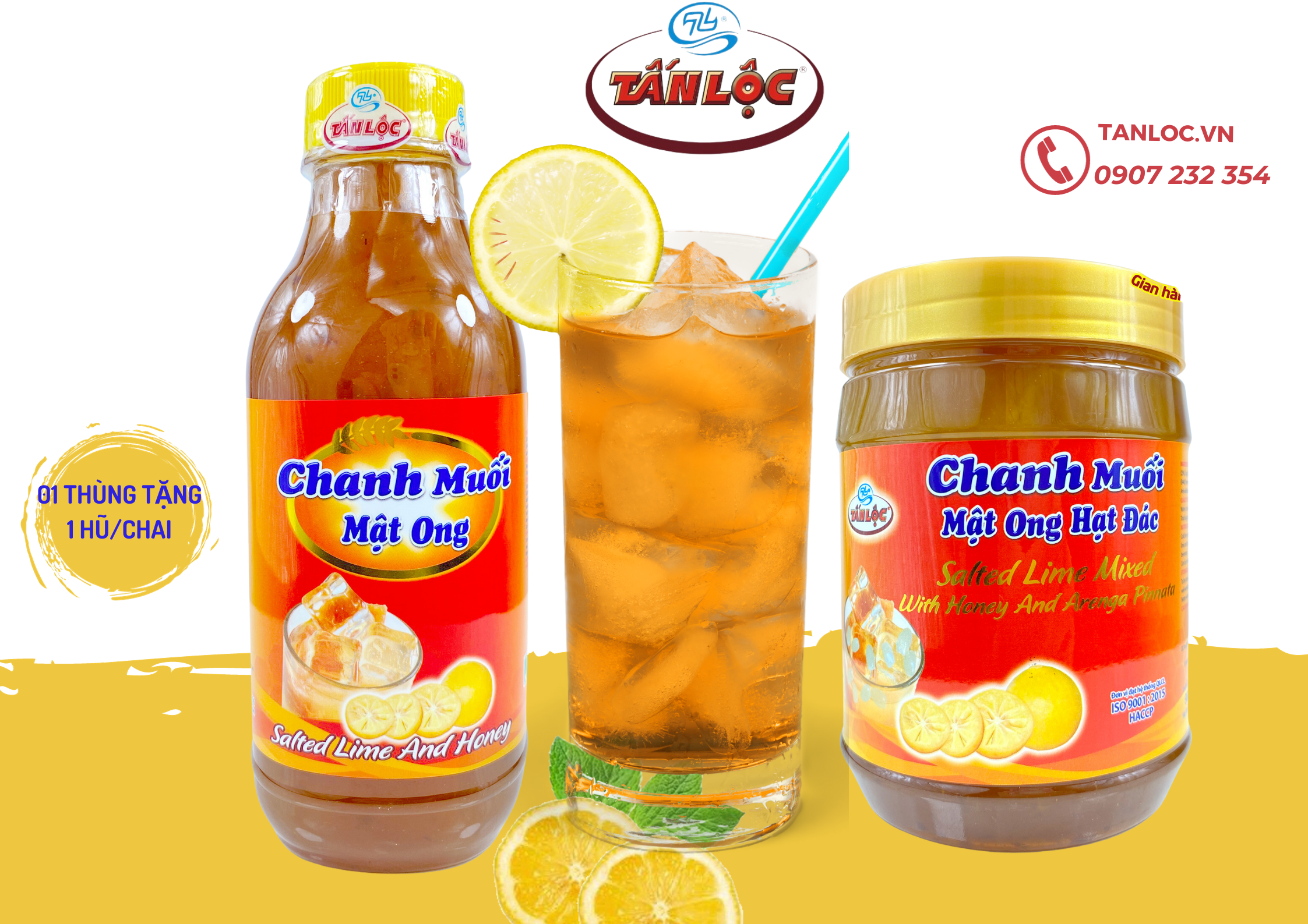 CHANH MUỐI MẬT ONG và CHANH MUỐI MẬT ONG HẠT ĐÁC