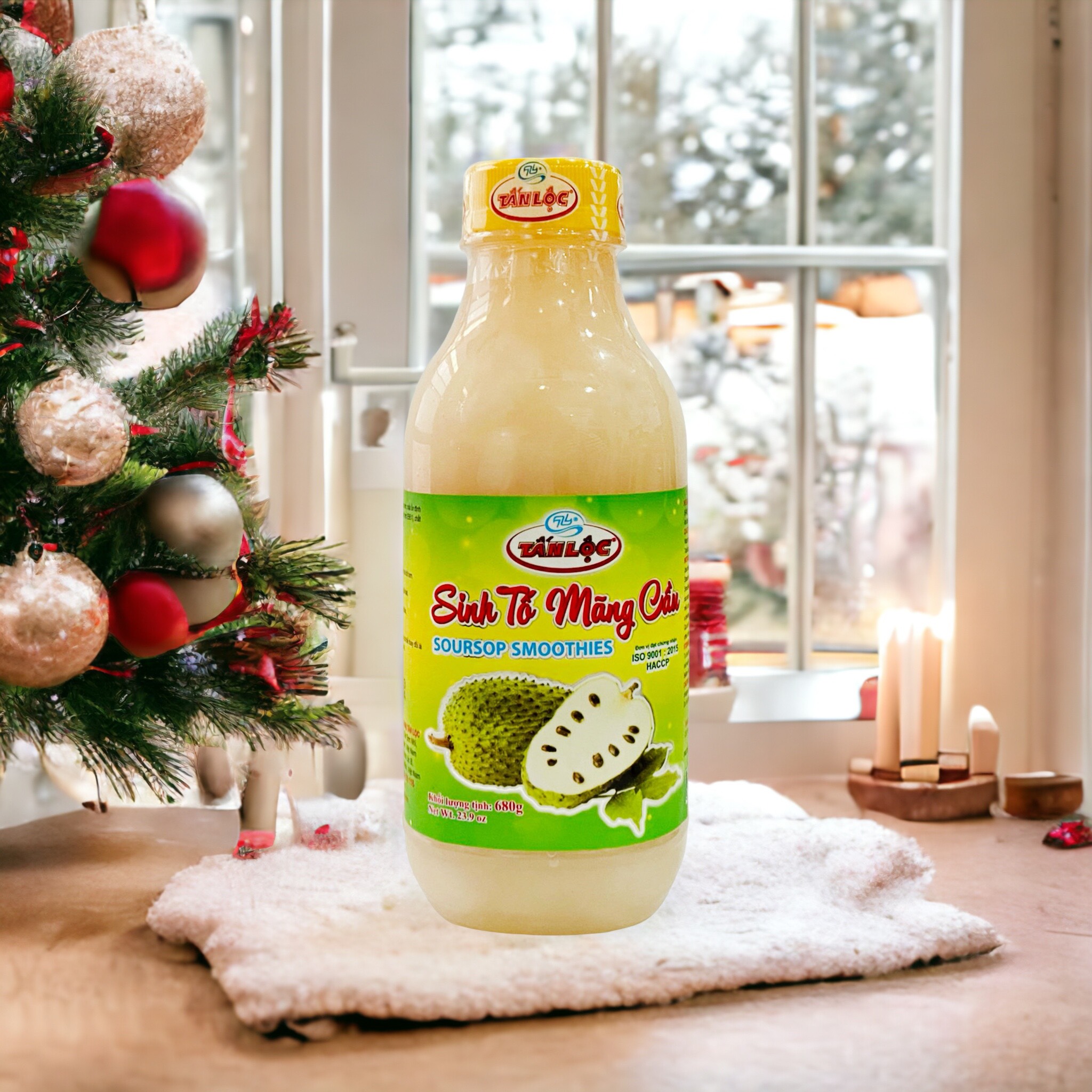 SINH TỐ MÃNG CẦU Nước Giải Khát Siêu Mát Cho Giáng Sinh Rực Rỡ.