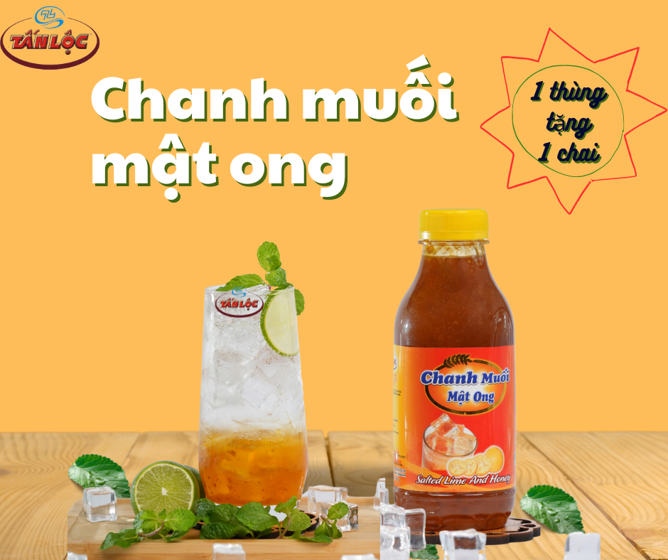 Bổ sung khoáng chất từ Chanh Muối Mật Ong Tấn Lộc.
