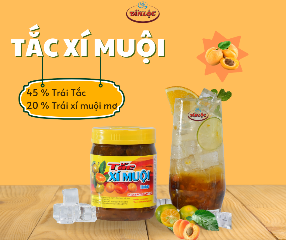 Khát khao mùa hè, ngày nắng rực rỡ cùng hương vị tươi mới của nước uống giải khát tắc xí muội!