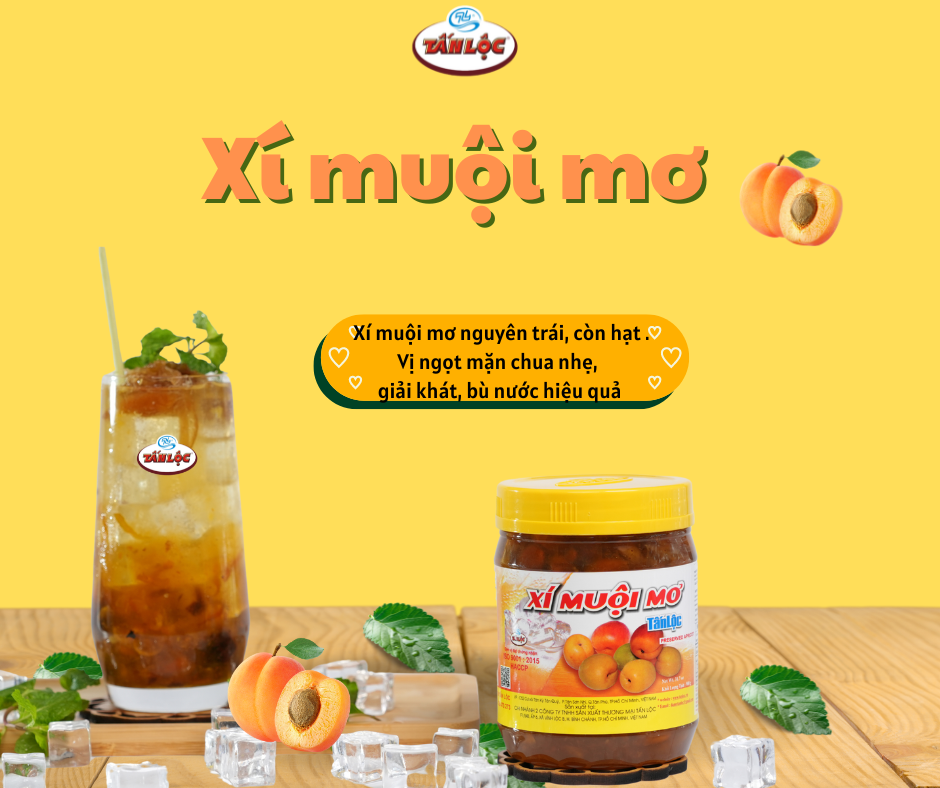 XÍ MUỘI MƠ - NƯỚC UỐNG GIẢI KHÁT MÁT LẠNH MÙA HÈ